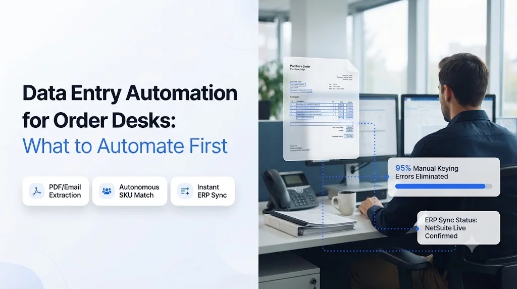 Data Entry Automation for Order Desks: What to Automate First