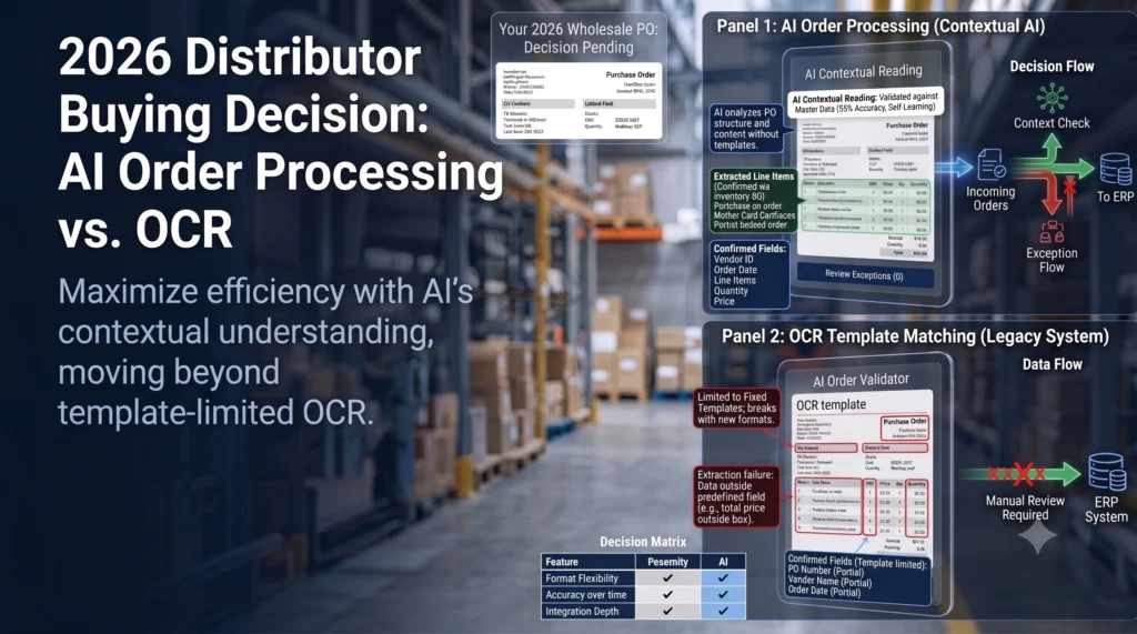 AI Order Processing vs. OCR: What Wholesale Distributors Need to Know for 2026