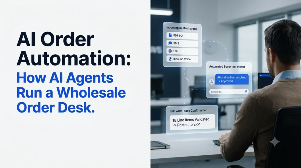 AI Order Automation: How AI Agents Run a Wholesale Order Desk