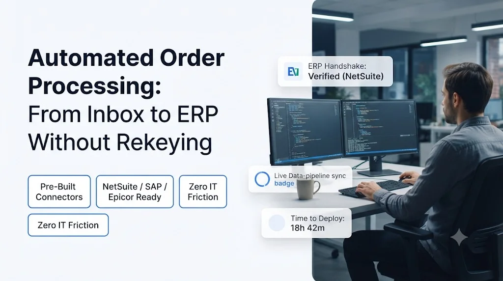 Automated Order Processing: From Inbox to ERP Without Rekeying