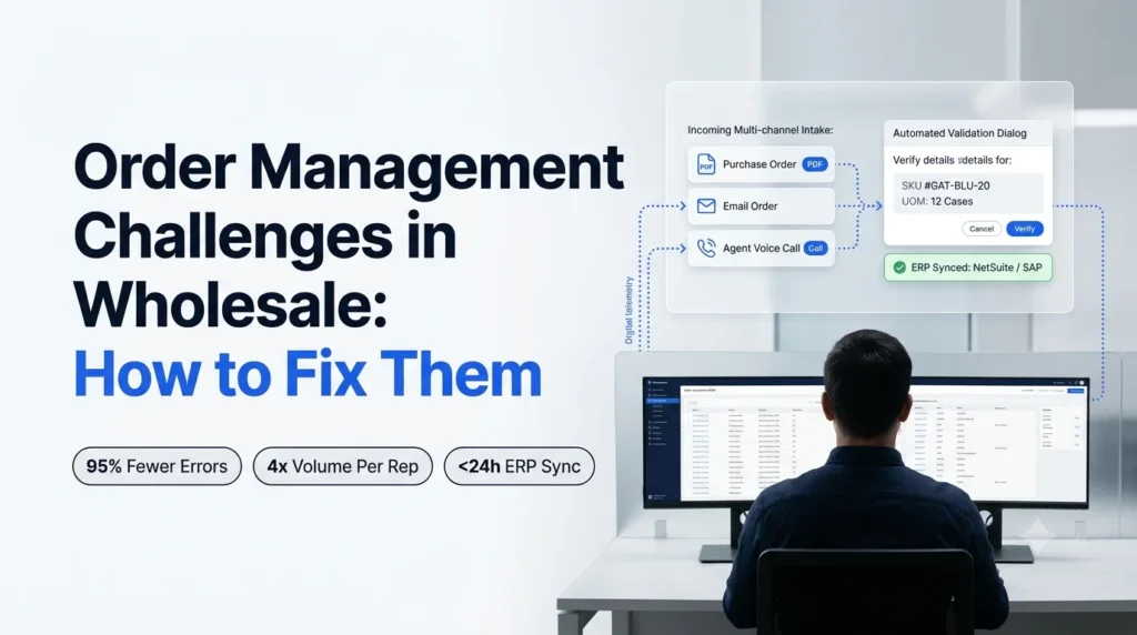 Order Management Challenges in Wholesale and How to Fix Them